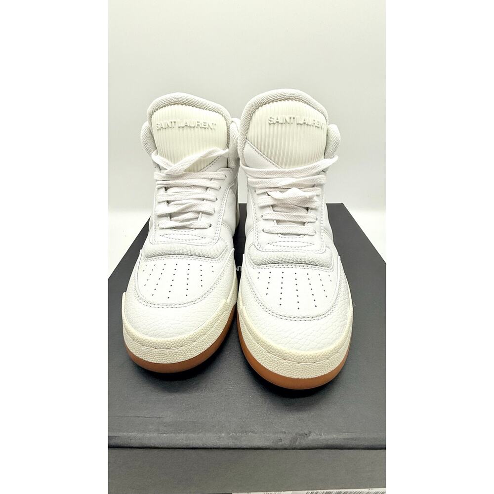 Saint Laurent Leather High Trainers SL 80 SZ: 37